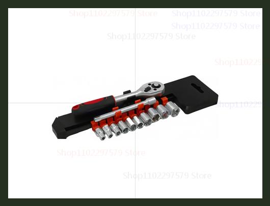 

12 Piece Automotive Socket Set with Quick 1/4 Ratchet Wrench Hex Tools for Car Repair and Maintenance Vehicle Repair Kit