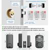 Keyless Entry Door Lock Deadbolt Fingerprint Door Lock - PHYSEN Smart Deadbolt Set for Front Door - Electronic Digital Keypad Lock - Biometric- Auto