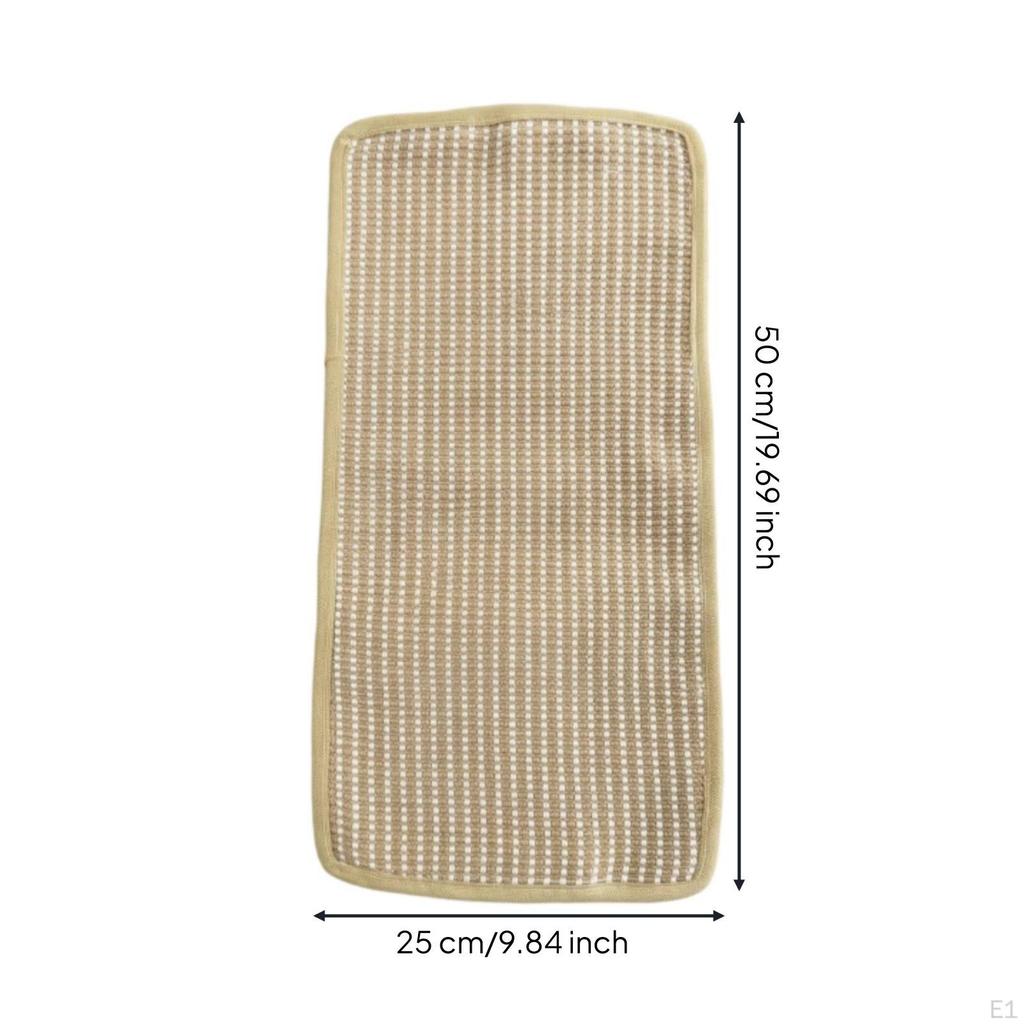 Cat Scratching WallMounted PadMounted Scratch Pad Sisal Scratcher for Cats, Sofa, Living Room