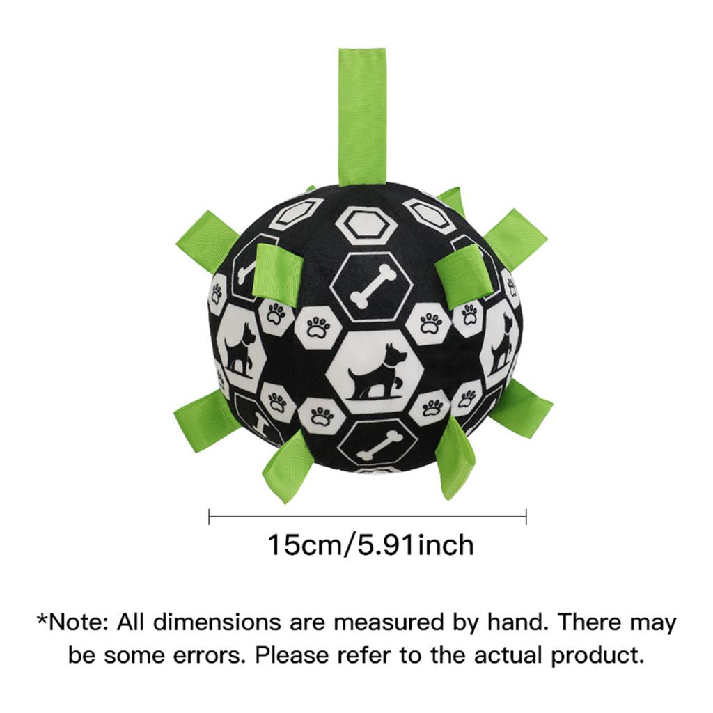 New Pet Bell Sound Toy Ball Dog Outdoor Interactive Training Play Football