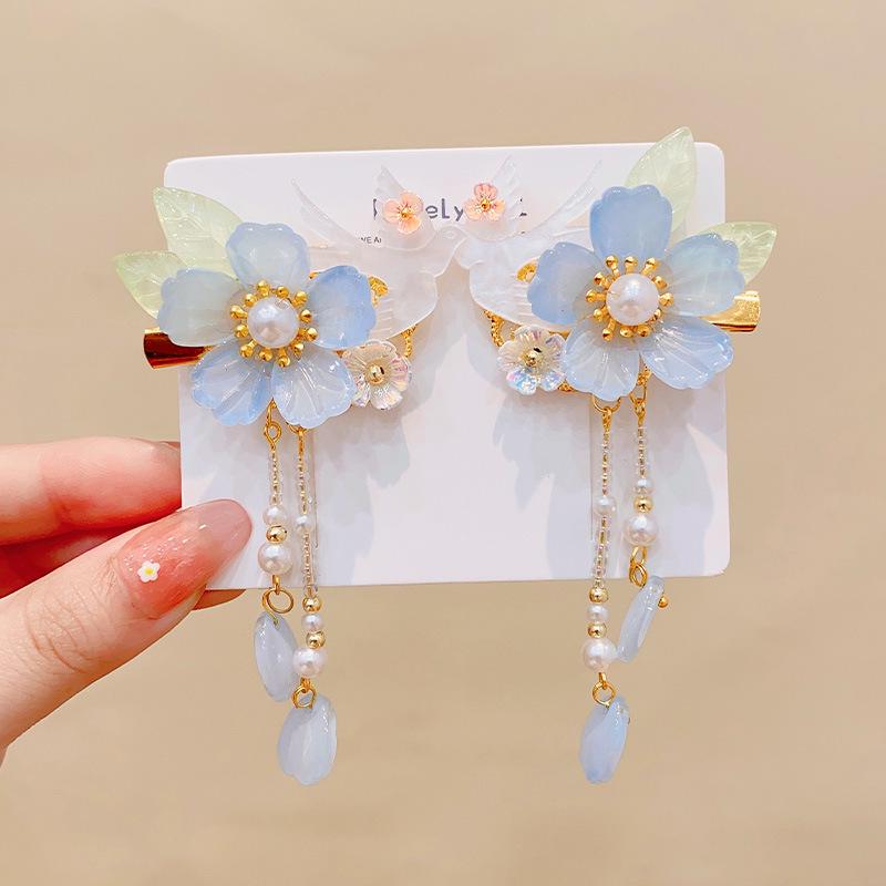 Ancient Style Tassel Hanfu Hair Accessories for Women & Girls - Chinese Princess Hair Clips