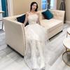 Black evening dress female Hepburn style banquet temperament tube top high sense 1011 new summer dress