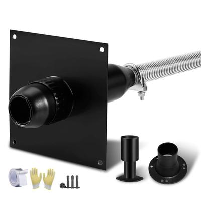 Generator-Auspuff-Erweiterungs-Kit, Generator-Schalldämpfer-Kit, Alles-in-einem-Kit mit wärmeisoliertem Durchgangsblech, 2x Universal