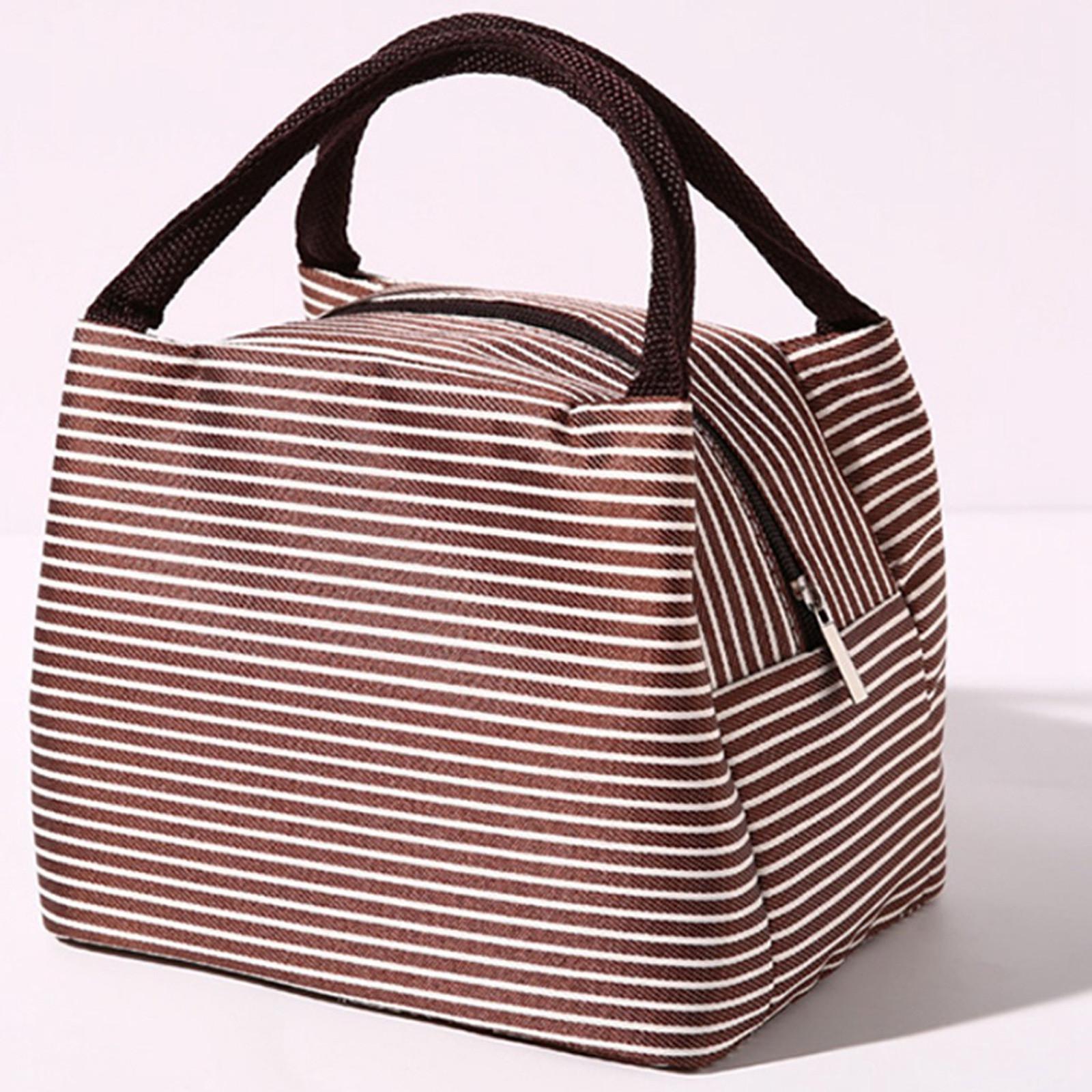 

Сумки для ланча для женщин мужчин Изолированная коробка для ланча для ланча ARI 23*16*15cm коричневый