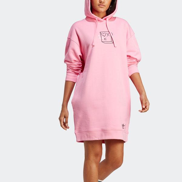 Adidas Alphabet Print Sports Skirt Women Bottoms Bliss-Pink HY4269