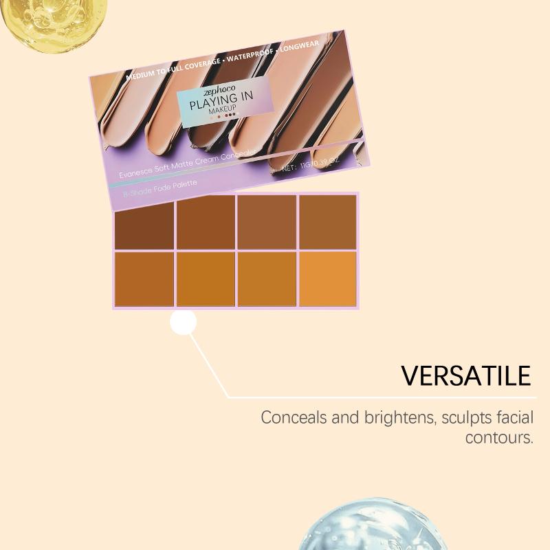 Long-Lasting Waterproof Soft Matte Gradient Concealer Naturally Lightweight And Smooth Transparent Makeup Gradient Concealer