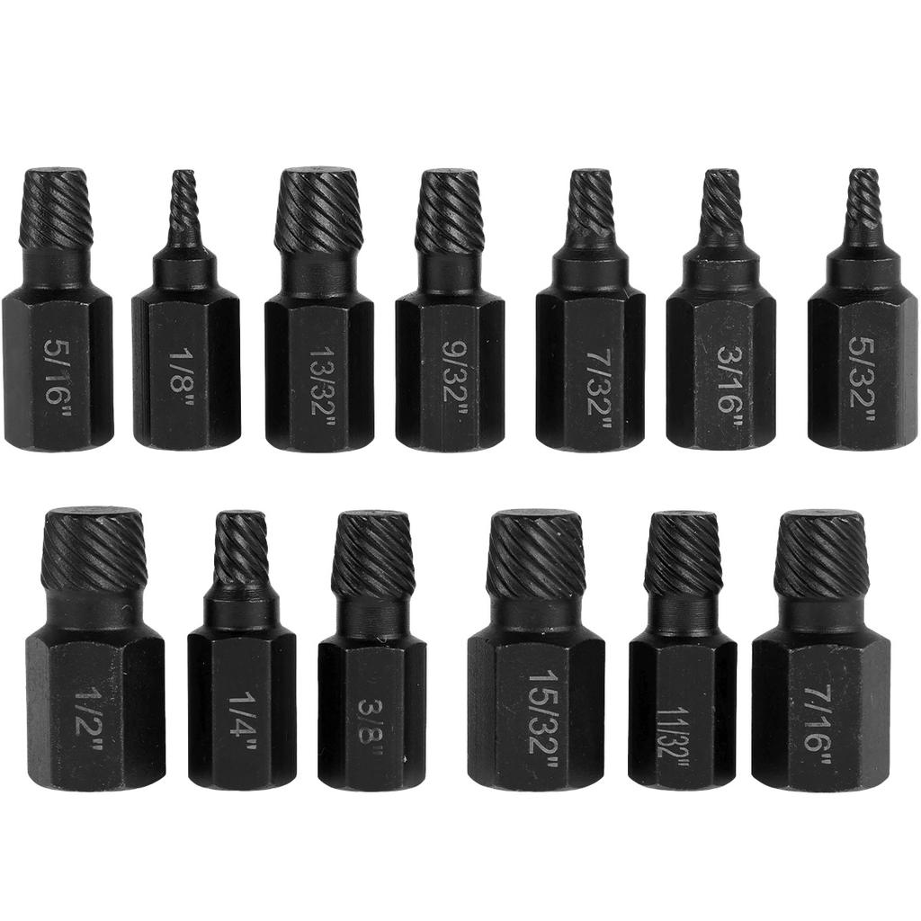 5-33 Stück Beschädigter Schraubenausdreher Bohrer Vielzahn Ausdreher Bohrer Abgebrochener Speed Out Bolzenausdreher Bolzen Stehbolzenausdreher Werkzeuge