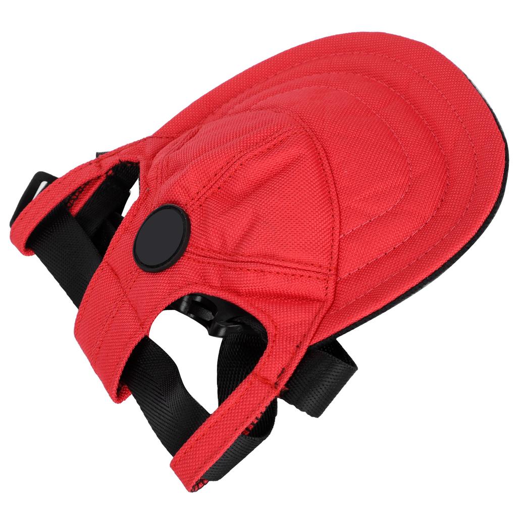 Dog Hat Pet Duck Tongue Hats Adjustable Cute Comfortable SunShading Baseball Cap(Red L)
