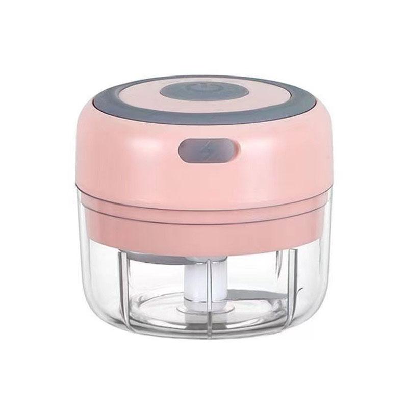 100ml/250ml Wireless Electric Garlic Pounder Garlic Whisk Portable Chopper USB Charging Ginger Chili Vegetable Masher Machine
