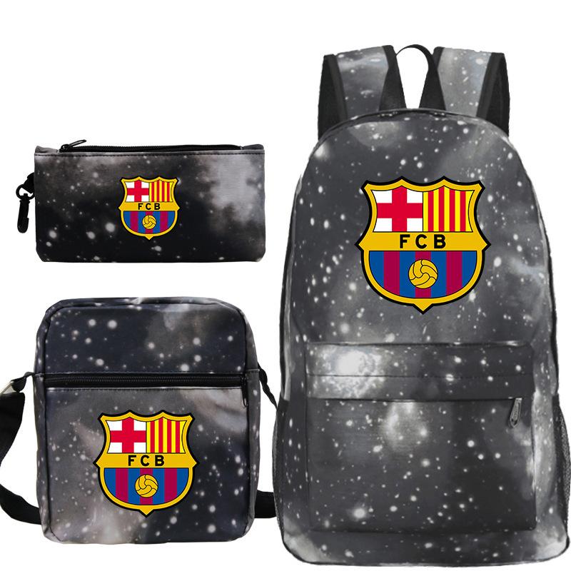 Lionel Messi · Perifere Rugzak Student Schooltas Schoudertas Etui Drie Delige Set three-piece set