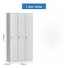 Miling Steel Multi-Door Storage Locker