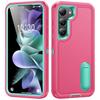Defend three-proof Samsung S25Ultra mobile phone case s24ultra suitable for A56 bracket anti-drop protective case
