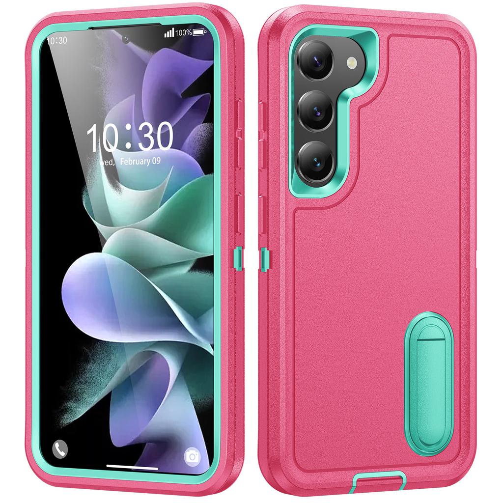 Defend three-proof Samsung S25Ultra mobile phone case s24ultra suitable for A56 bracket anti-drop protective case