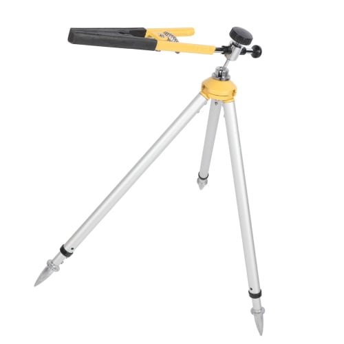 Adjustable Tower Ruler Tripod, Convenient for Total Station Prism Pole Support, Aluminum Alloy, 62-88cm High, Lightweight for Ground Surveying