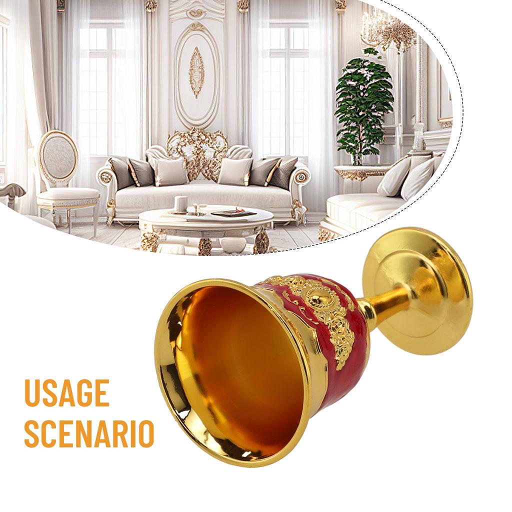 Alloy Wine Cup 20~30ml Gold European Style Bar Drink Retro Creative High Fashion