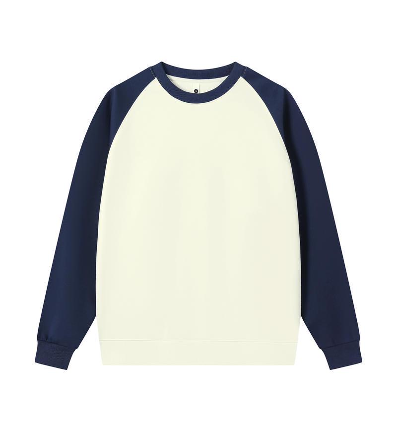Japan-Korea Bestseller Women's Color Block Raglan Long Sleeve Sweatshirt - Lightweight, Casual Spring/Autumn Jacket