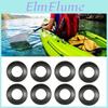 Paddle Splash 8pcs Guards Kayak Oar Drip Rings For Kayak Canoe Rafting Paddles Kayak Drip Rings Practical Drip Rings