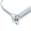 Heavy Duty Marine Trailer Coupler Safety Pin D Ring Round Arch Locking Lock Pin