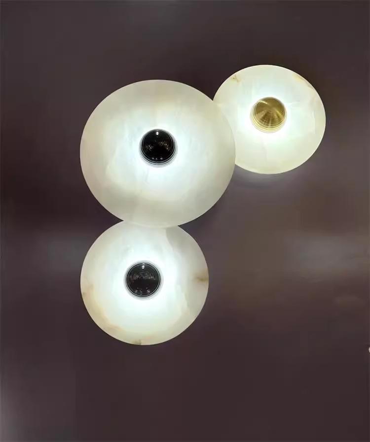 Modern Marble Wall Lamp for Living Room, Bedroom, & Hallway