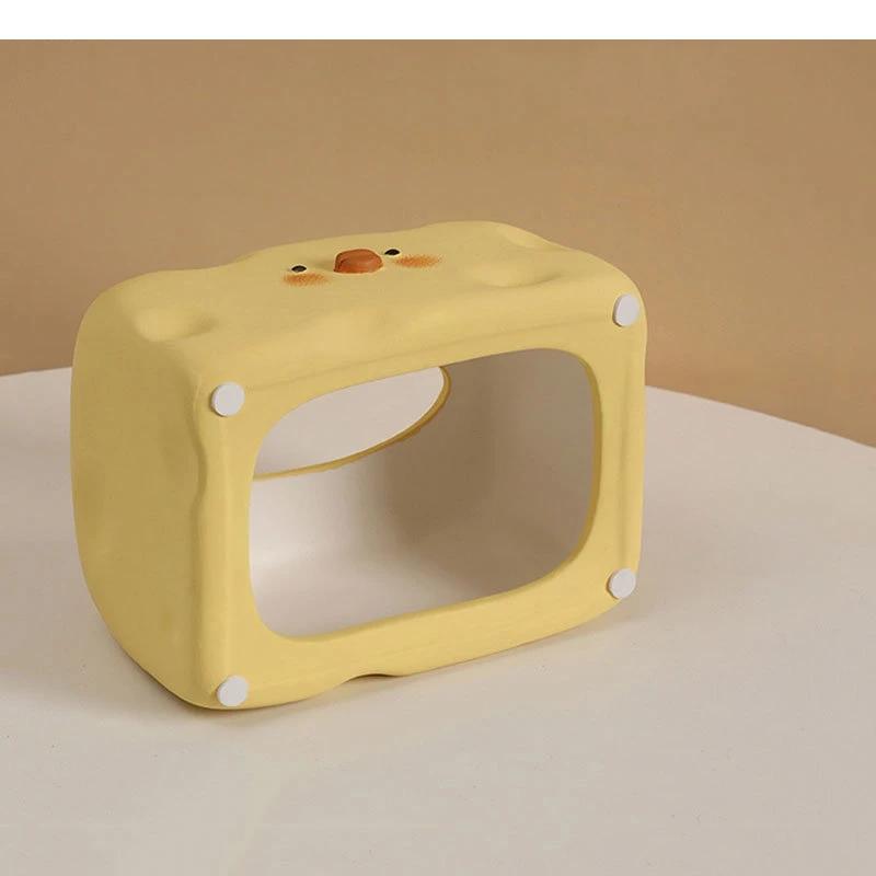 Ceramic Tissue Box Cute Duck Napkin Paper Living Room Removable Household Storage Boxes Decor
