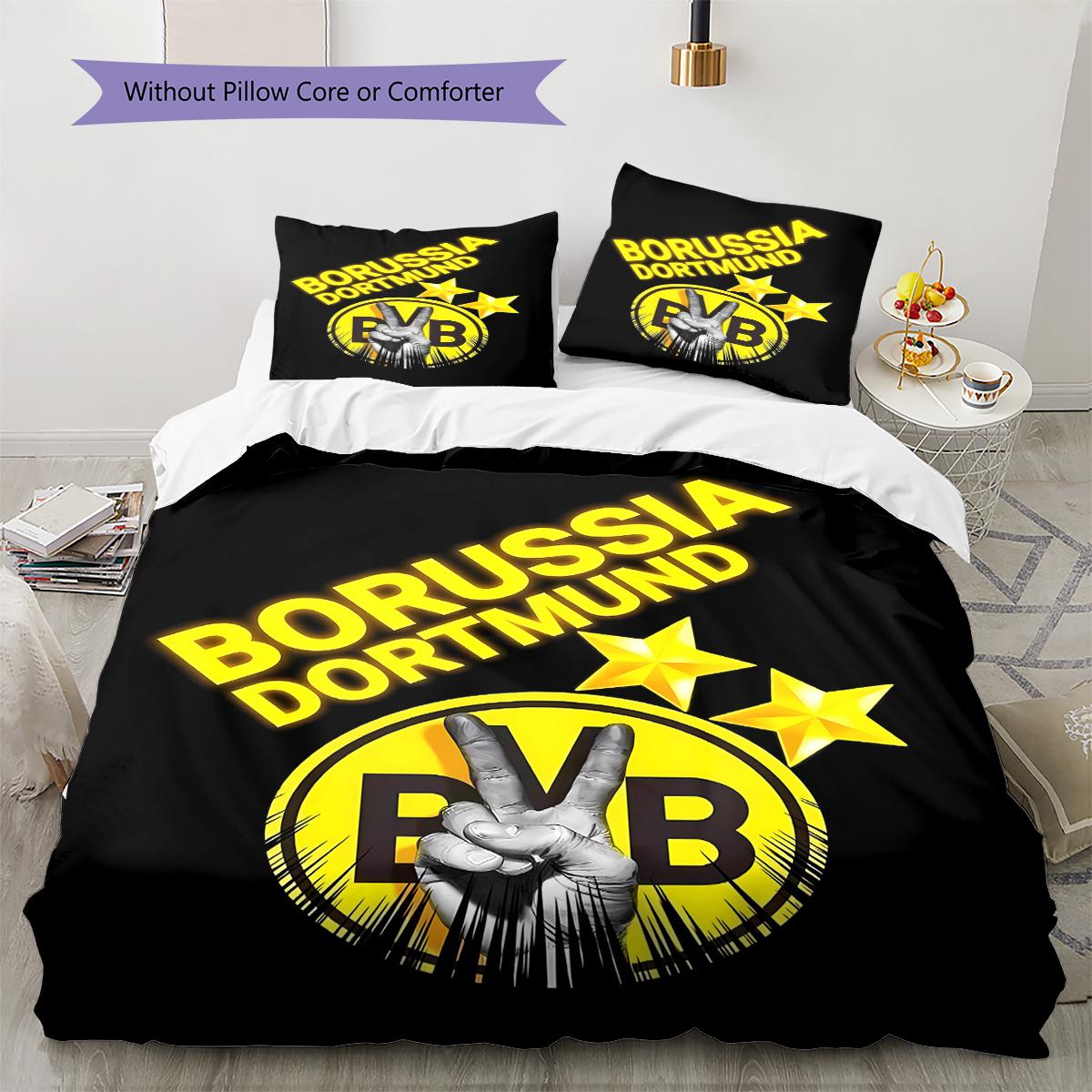 

Постельное белье с узором BVB, Комплект с одеялом, Пододеяльник, Наволочка, Домашний подарок на день рождения (1 пододеяльник + 2 наволочки, без наполнителя) 135x200cm