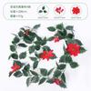 Christmas Rattan European And American Home Decoration Arrangement Artificial Fake Leaves Simulation Christmas Decoration Rattan