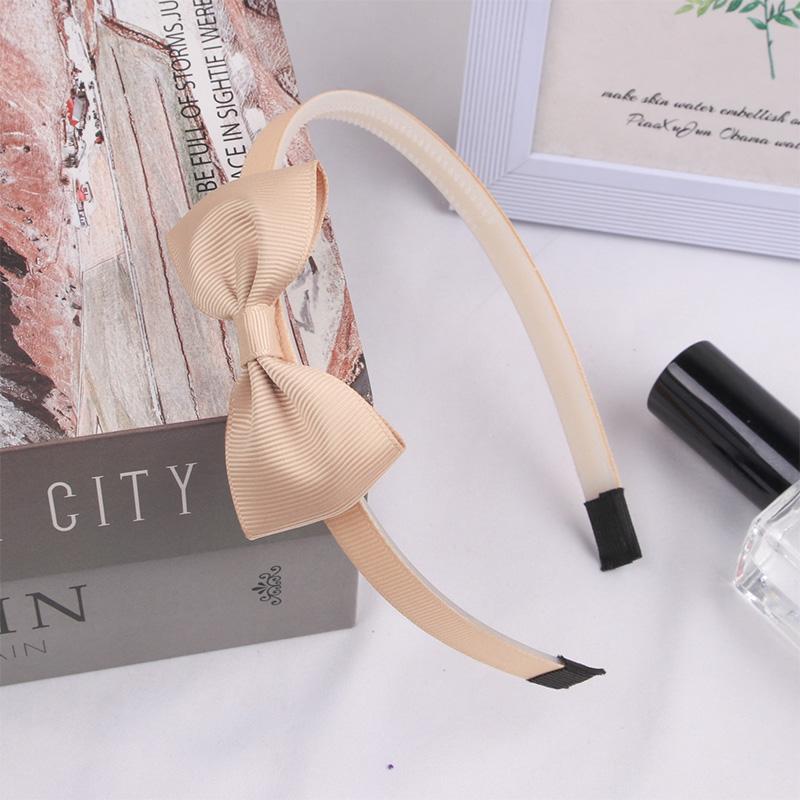 1PCS Cute Solid Color Ribbon Hair bands for Baby Girls Bows summer Headband for girls Kids Fashion Hair Aceessories  FDr10