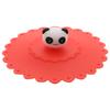Cartoon 10cm Cute Silicone Cup Cover Heat-resistant Leak Proof Sealed Lids Cap Dustproof Cup Cover Suction Cup Cover Tea Lids