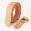Versatile Natural Cowhide Leather Belt - Single Strap, Casual Business Style