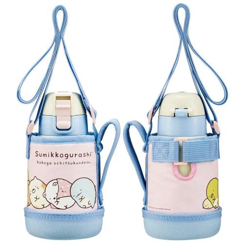 Skater Water Bottle 400ml Stainless Steel Sumikkogurashi for Children with Cover KSTCH4-A