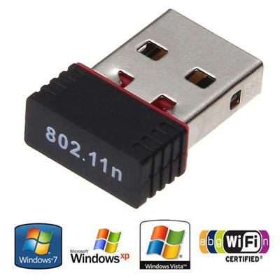 USB-WLAN-Adapter 802.11n Antenne 150Mbps USB-Wireless-Receiver Dongle Netzwerkkarte Externes WLAN für Desktop-Laptop-PC