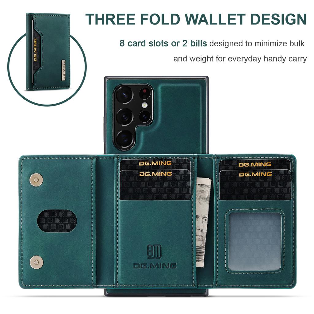 Business magnetisk lær lommebokveske for Samsung Galaxy S22 Ultra S22ultra 5g S 22 Plus Anti-skli beskyttelsesdeksel Funda