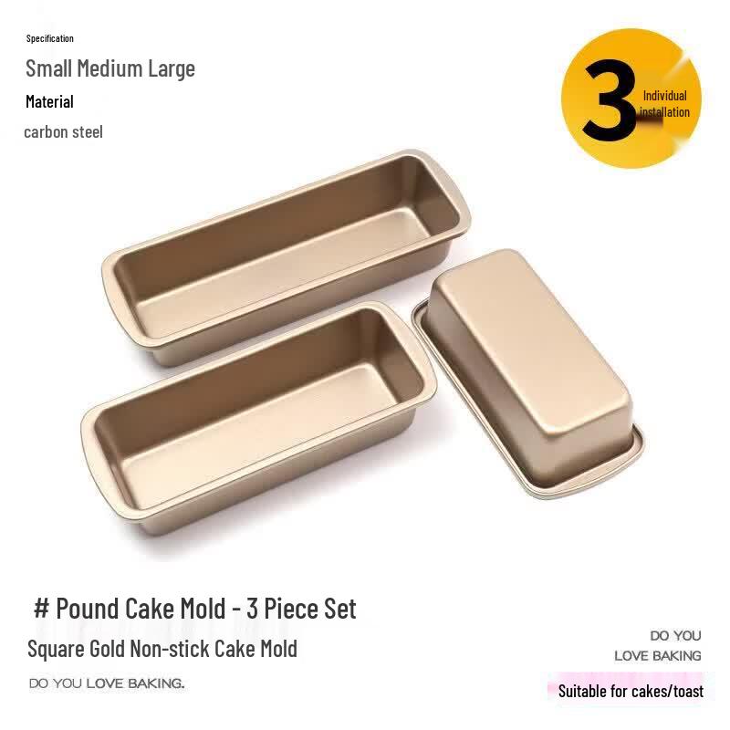Non-stick Carbon Steel Rectangular Loaf Pan
