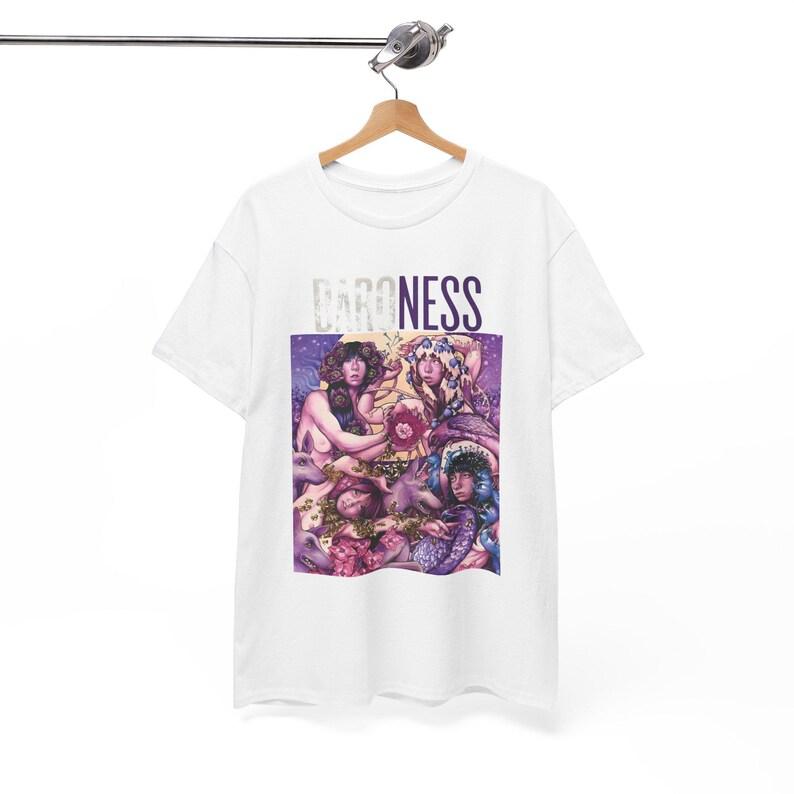 2026 Sommer Mode Trendiges T-Shirt Herren Damen Vintage Oberteil Baroness _lila_ Album Cover T-Shirt _ Stoner & Sludge Metal Grafik T-Shirt