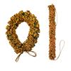 Curated Cart® Gajra Bun Artificial Jasmine Mogra Flower Hair Gajra Juda Decoration Phool for Women, Juda Bun Realistic Hair Accessory for Girls (Whi
