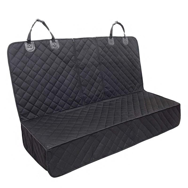 Dog Car Seat Protector: Anti-Dirt, Anti-Bite Travel Cushion for Rear Seat, Large Pets