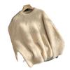 Cozy Mink Velvet Women's Sweater: Thick, Premium Knit for Autumn/Winter - Chic, Relaxed Style