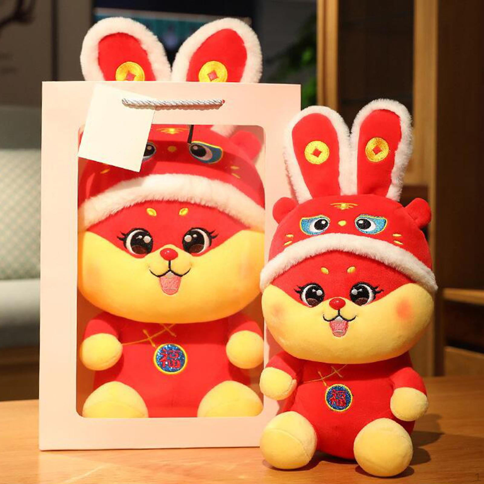 Chinese Year Toy Stuffed Animals for Party Spring Festival Decorations Small
