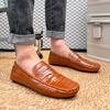 Large Size Doudou Shoes Men's Spring New Men's Loafers Driving Leather Shoes Men's Lazy Casual Shoes