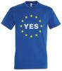European Yes T-Shirt Europe Remain Banner Flag Union EU Symbol Sign