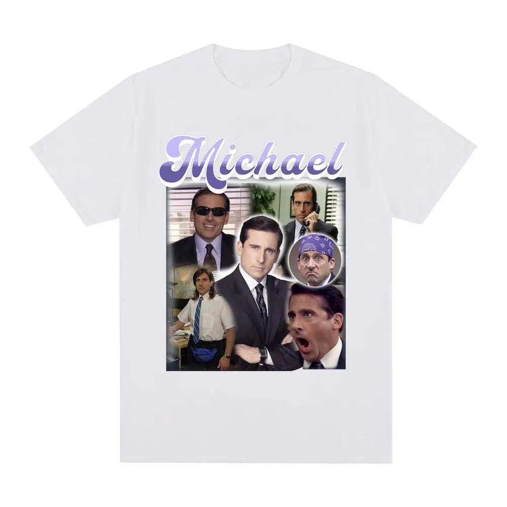 Michael Scott Prison Mike Salutes Office TshirtTV Drama Dwight Schrute Jim Halpert Short Sleeve Oversized Tshirt S
