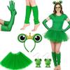 Treefrog Queen Costume Set Childrens Costumes Outfit Role Play Headpiece For Kids Birthday Party And Family Gathering Fun