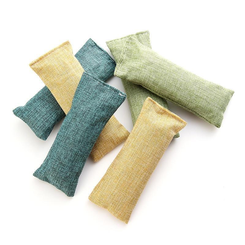 Nové 2 ks / balení bambusových sáčků s aktivním uhlím, odstraňovač zápachu, deodorant do bot, dezodorant do bot(Plk