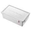 DEAN & DELUCA Lunch Box, Medium, White, 800ml, Microwave and Dishwasher Safe, Compact and Simple Design