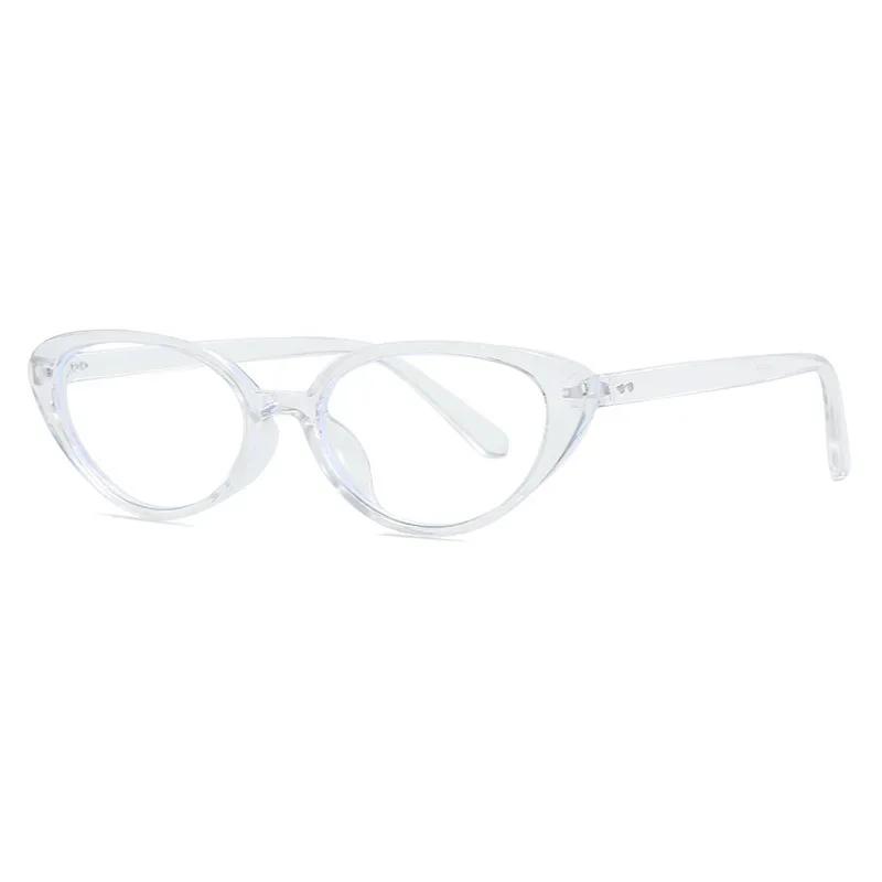 

Personalized Cat Eye Eyewear PC Anti Blue Light Flat Mirror Fashionable Oval Frame Glasses Suitable for Tourist Street