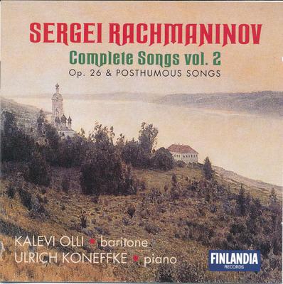 CD OLLI TORNQVIST; ULRICH KONEFFKE - Rachmaninov;Cpte.Songs Vol2  4509989922 Finlandia Recor 1996 Europe Classical Used