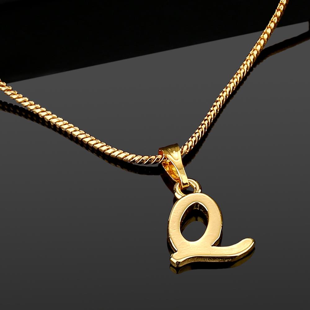 

Estele Valentine gift - позолоченная подвеска Intital Q Letter для женщин