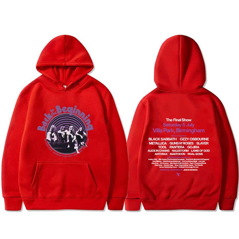 

Хеви-метал рок-группа Black Sabbath и Оззи Осборн Back To The Beginning Худи Мужское Женское Готические Худи Оверсайз 3XL