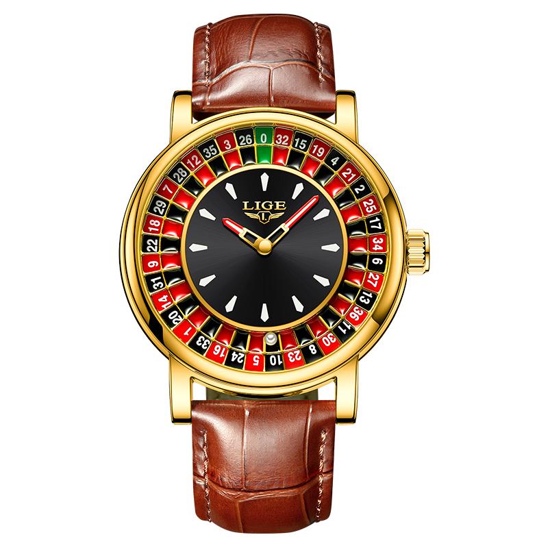 LIGE specialty men's watch luxury luminous stainless steel clock waterproof fashion business watches for men quartz wristwatch