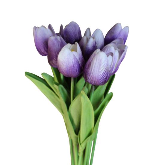 10Pcs/Set Artificial Tulip Flowers Home Wedding Party Decor Gift Photograph Prop